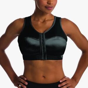 NWOT Enell high impact black sports bra